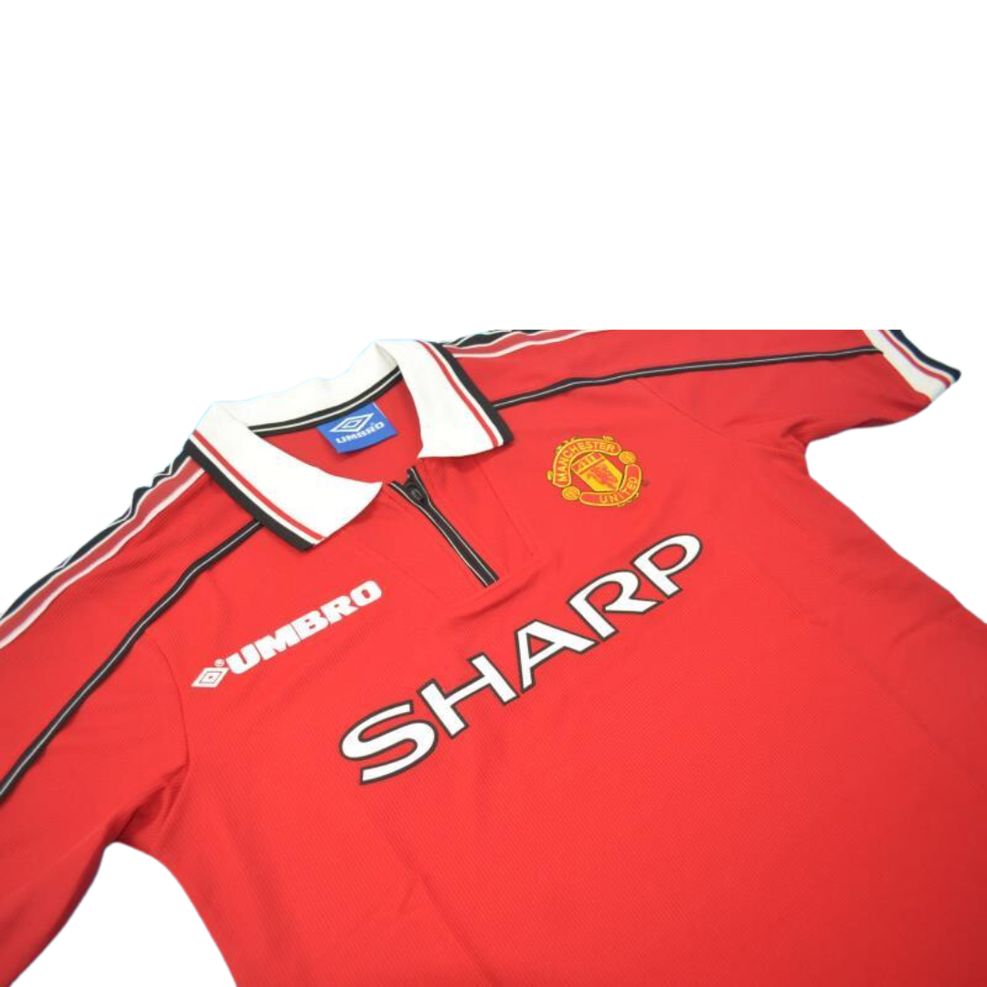 Camisa Manchester United Home 98/99 - Versão Retrô "Beckham" Nº 7