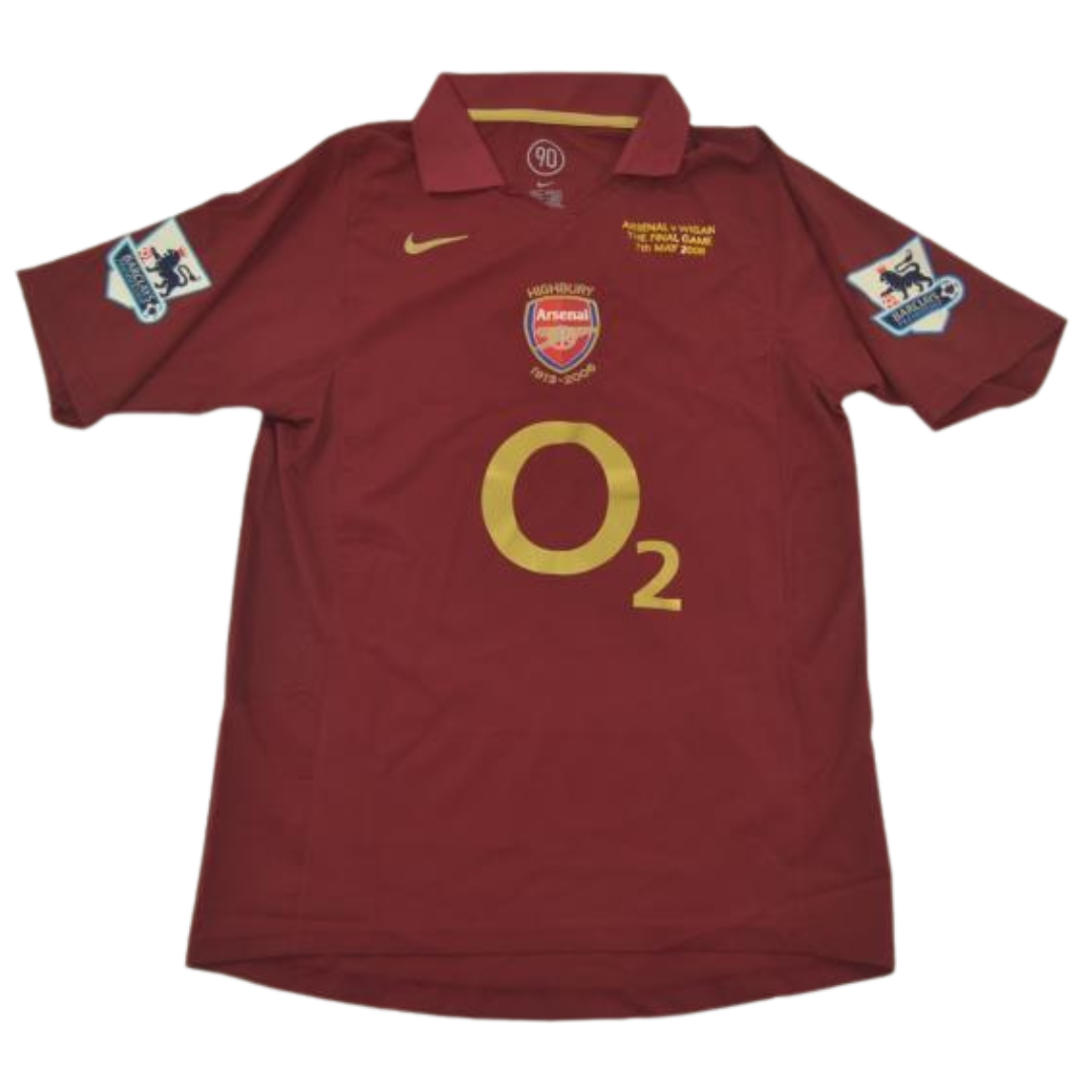 Camisa Arsenal Home 05/06 - Versão Retrô