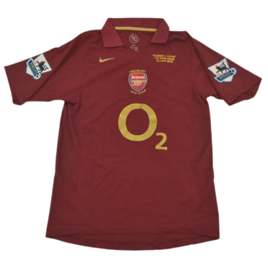 Camisa Arsenal Home 05/06 - Versão Retrô