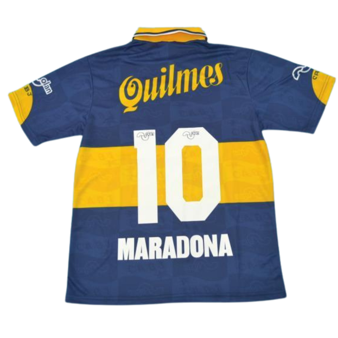 Camisa Boca Juniors Home 95/96 - Versão Retrô "Maradona" N° 10
