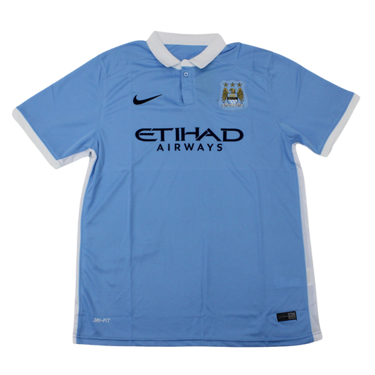 Camisa Manchester City Home 15/16 - Versão Retrô