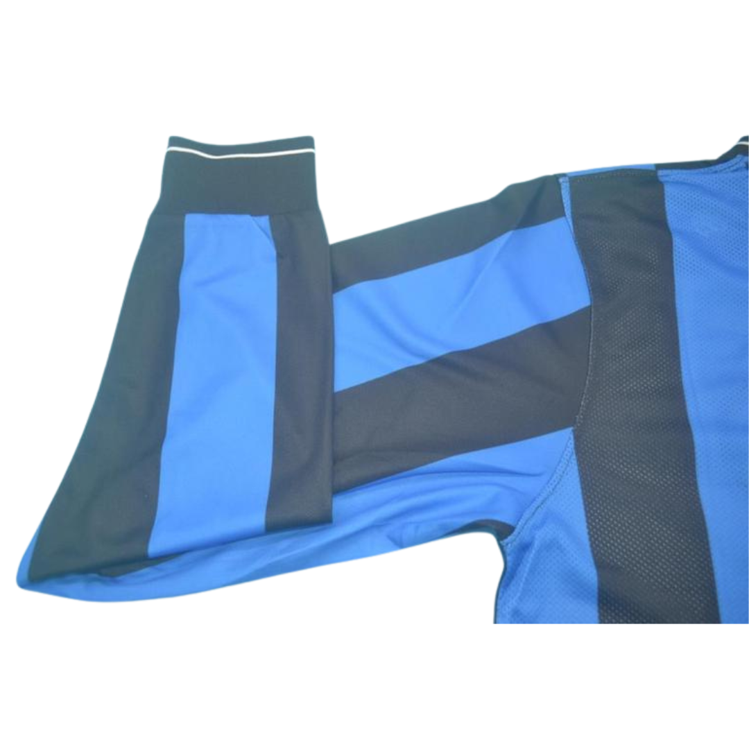 Camisa Inter de Milão Manga Longa 09/10 - Versão Retrô "Zanetti" Nº 4