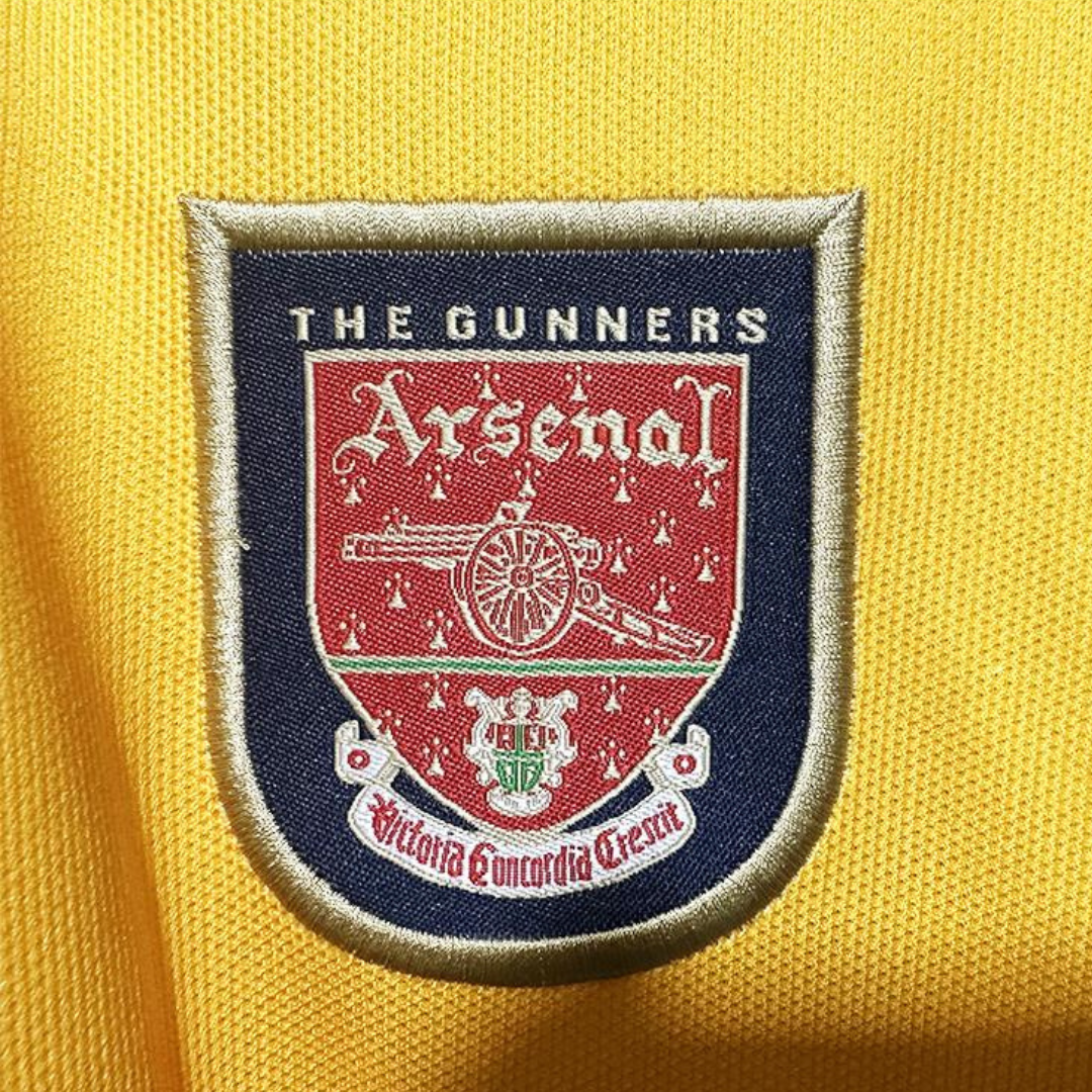 Camisa Arsenal Away 97/99 "Bergkamp" - Versão Retrô