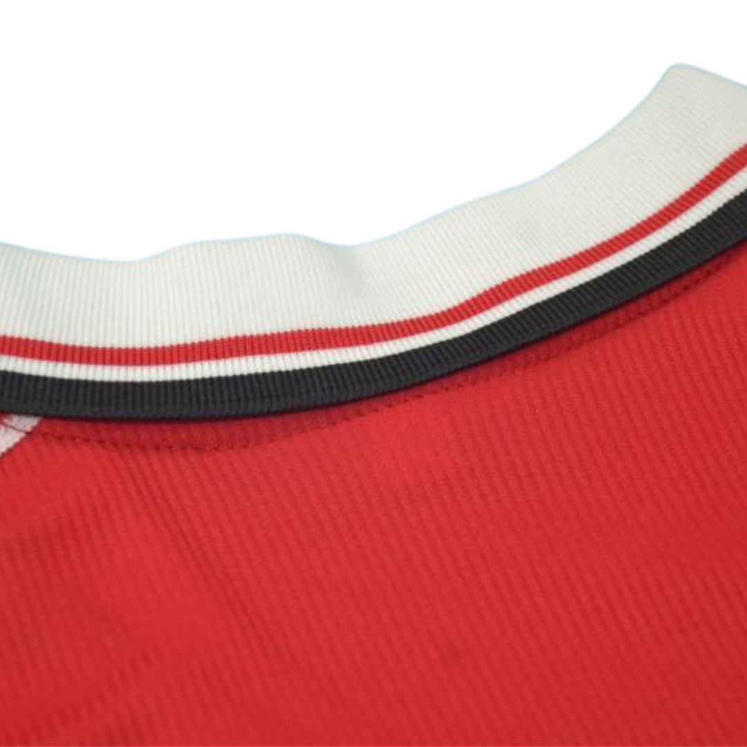 Camisa Manchester United 98/99 - Versão Retrô "Sheringham" Nº 10