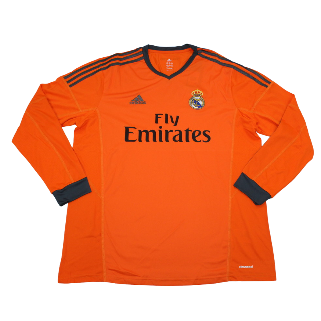 Camisa Real Madrid Manga Longa Third Away 13/14 - Versão Retrô