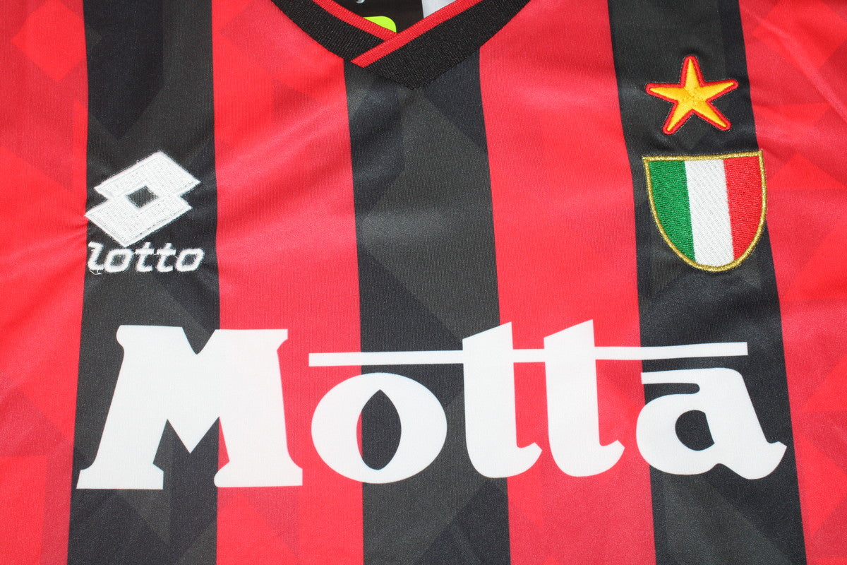 Camisa Milan Manga Longa Home 93/94 - Versão Retrô