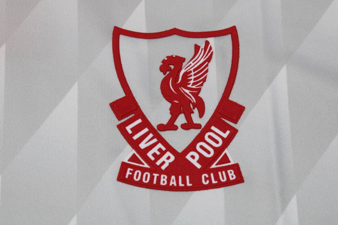 Camisa Liverpool Manga Longa Away 89/91 - Versão Retrô