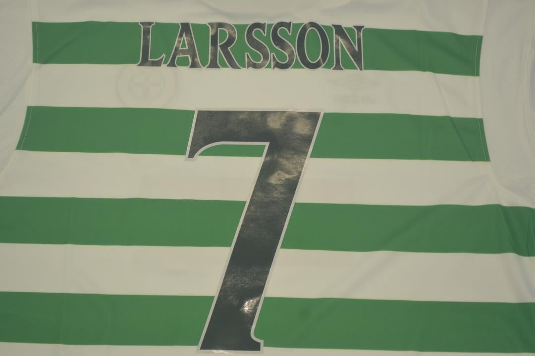 Camisa Celtic Home 99/00 - Versão Retrô "Larsson" Nº 7