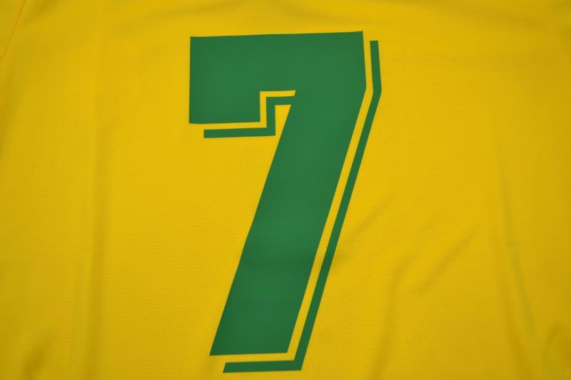 Camisa Retrô Brasil Home Copa do Mundo Versão 1994 "Bebeto" N°.7