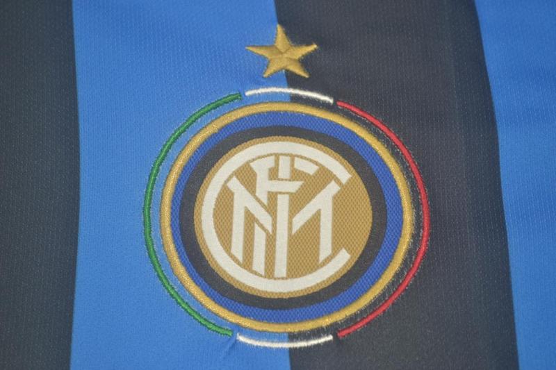 Camisa Inter de Milão Manga Longa Home 09/10 - Versão Retrô
