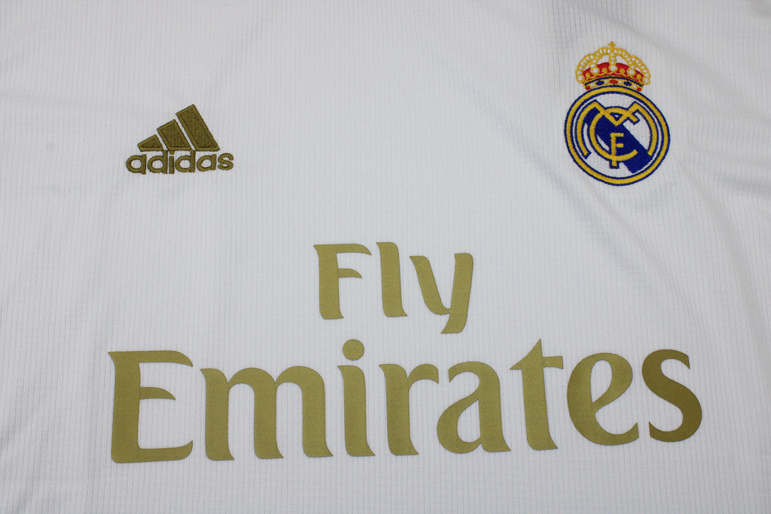 Camisa Real Madrid Manga Longa 19/20 - Versão Retrô "Kroos" Nº 8