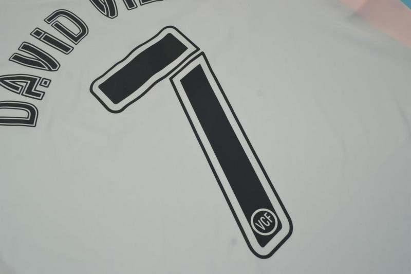 Camisa Valencia Home 06/07- Versão Retrô "David Villa" Nº 7
