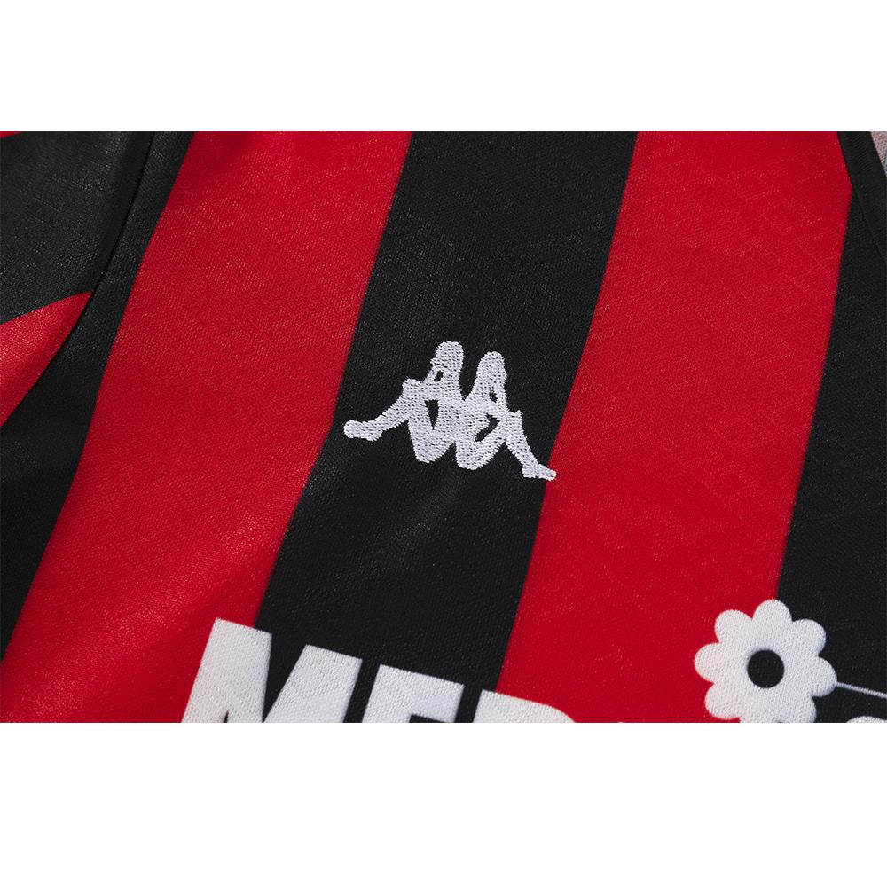 Camisa Milan Manga Longa Home 89/90 - Versão Retrô