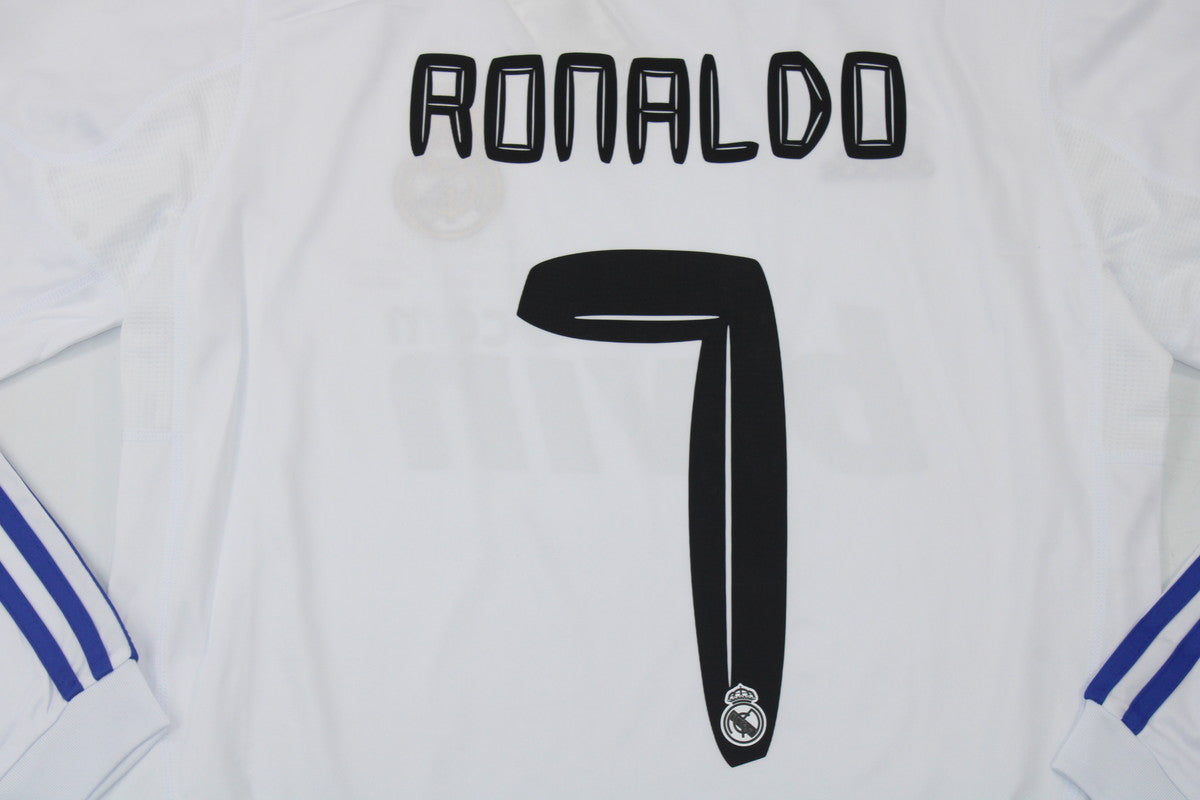 Camisa Real Madrid Manga Longa 10/11 - Versão Retrô "Cristiano Ronaldo" Nº 7