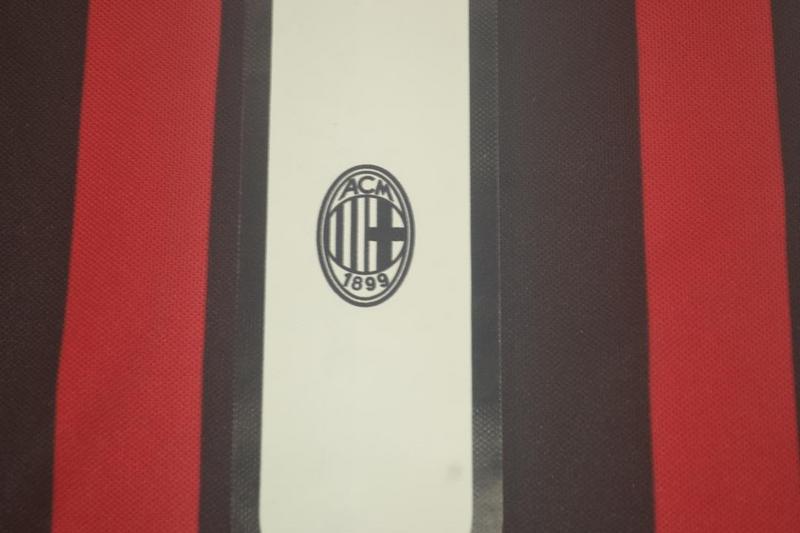 Camisa Retrô Milan Home UCL Versão 11/12 "Ibrahimović" N°.11