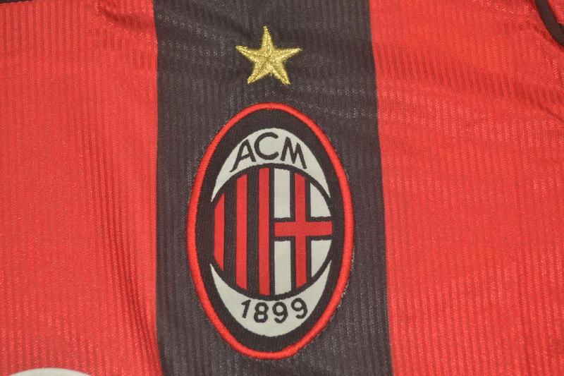 Camisa Retrô Milan Home 98/00