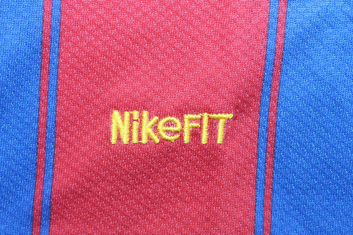 Camisa Barcelona Manga Longa Home 09/10 - Versão Retrô