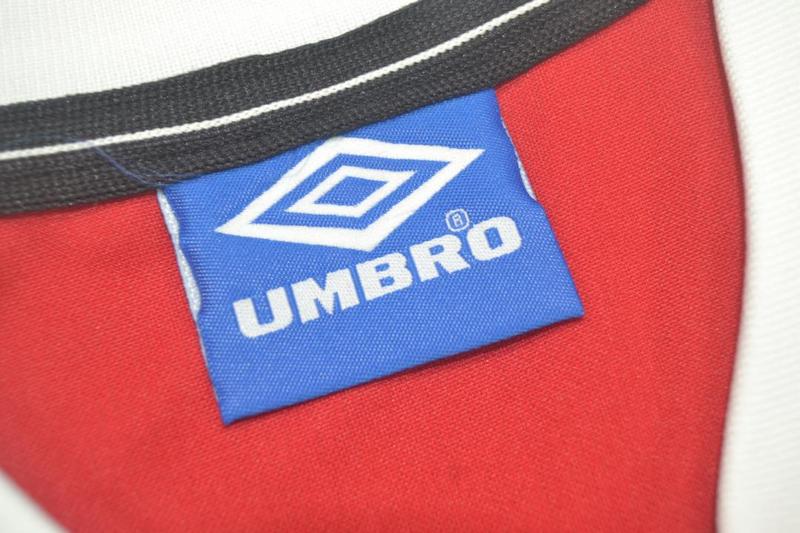 Camisa Manchester United Manga Longa Home 98/99 - Versão Retrô