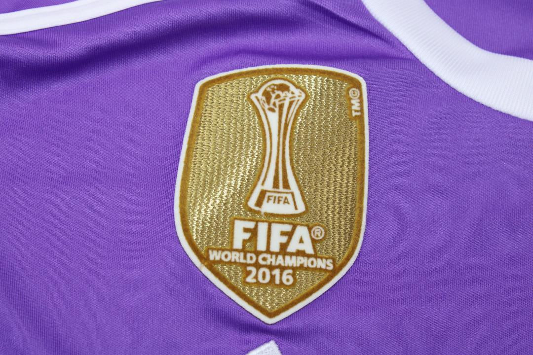 Camisa Real Madrid Manga Longa Away 16/17 - Versão Retrô