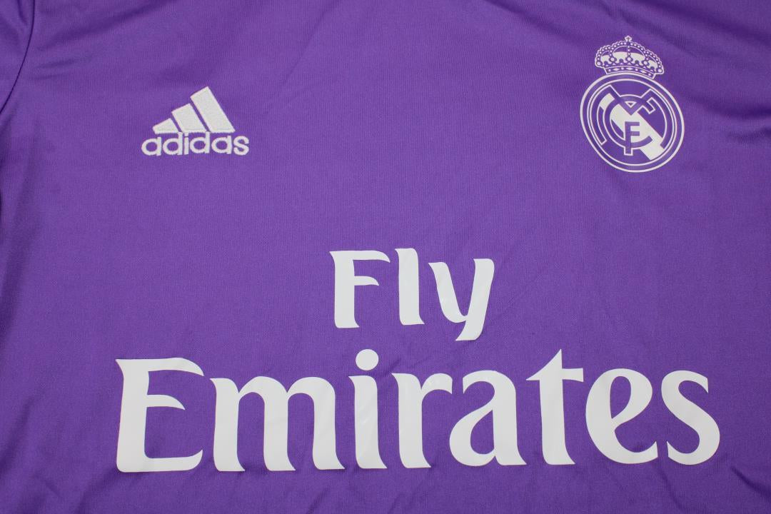 Camisa Real Madrid Manga Longa 16/17 - Versão Retrô "Cristiano Ronaldo" Nº 7