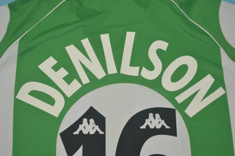 Camisa Real Betis Home 98/99 - Versão Retrô "Denilson" Nº 16