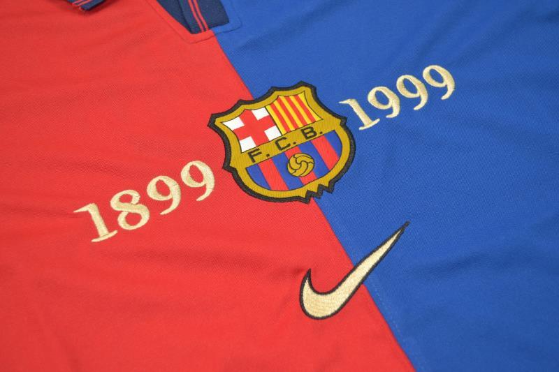 Camisa Barcelona Home 99/00 - Versão Retrô "Rivaldo" Nº 11