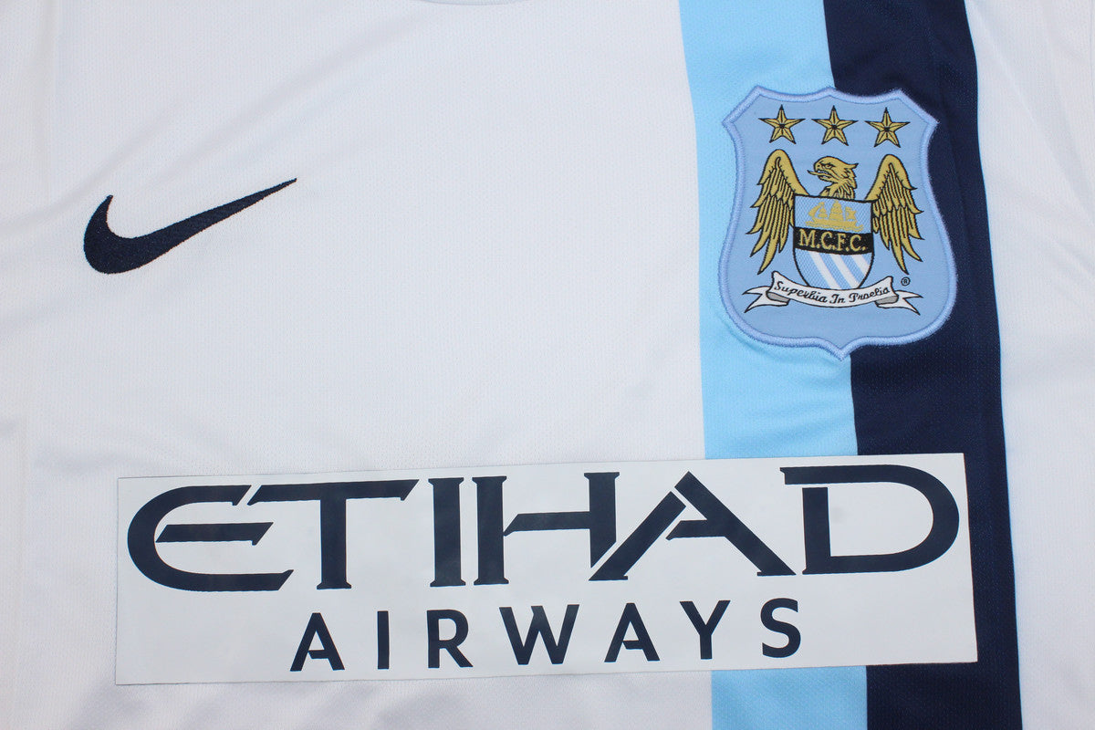Camisa Manchester City Away 13/14 - Versão Retrô "Aguero" Nº 16