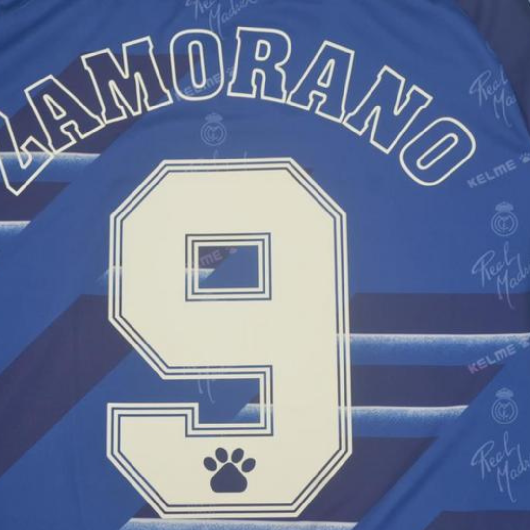 Camisa Real Madrid Away 94/96 - Versão Retrô "Zamorano" Nº 9
