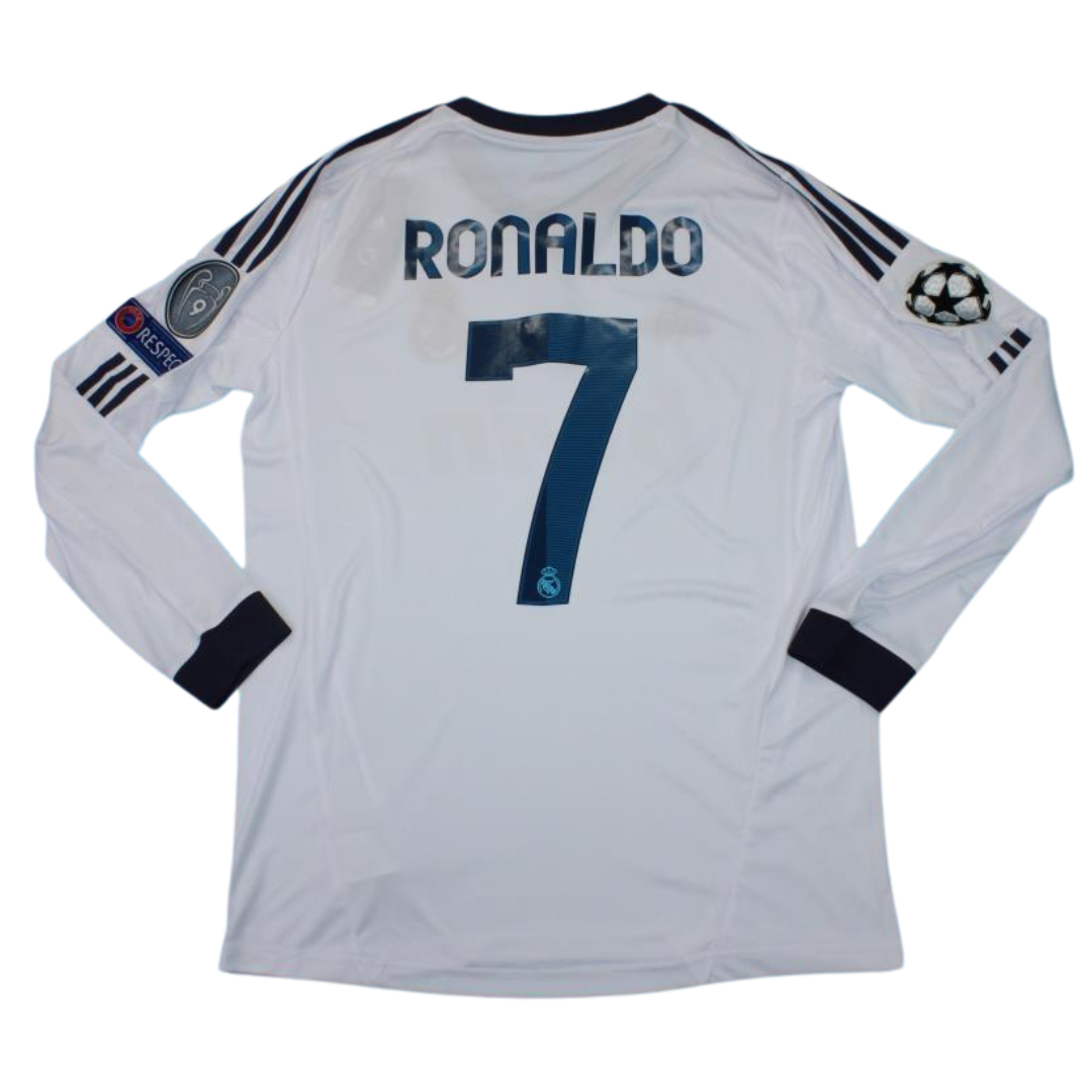 Camisa Real Madrid Manga Longa 12/13 - Versão Retrô "Cristiano Ronaldo" Nº 7