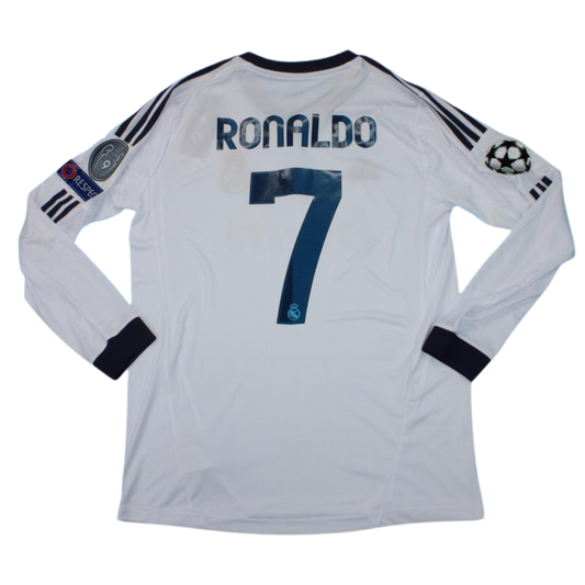 Camisa Real Madrid Manga Longa 12/13 - Versão Retrô "Cristiano Ronaldo" Nº 7