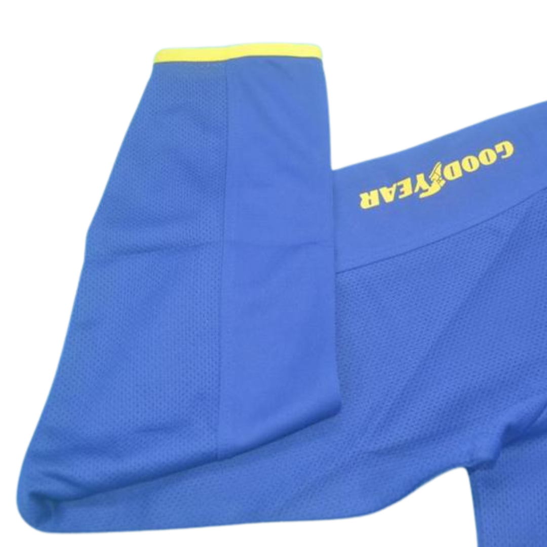 Camisa Boca Juniors Manga Longa 03/04 - Versão Retrô "Tevez" Nº 9