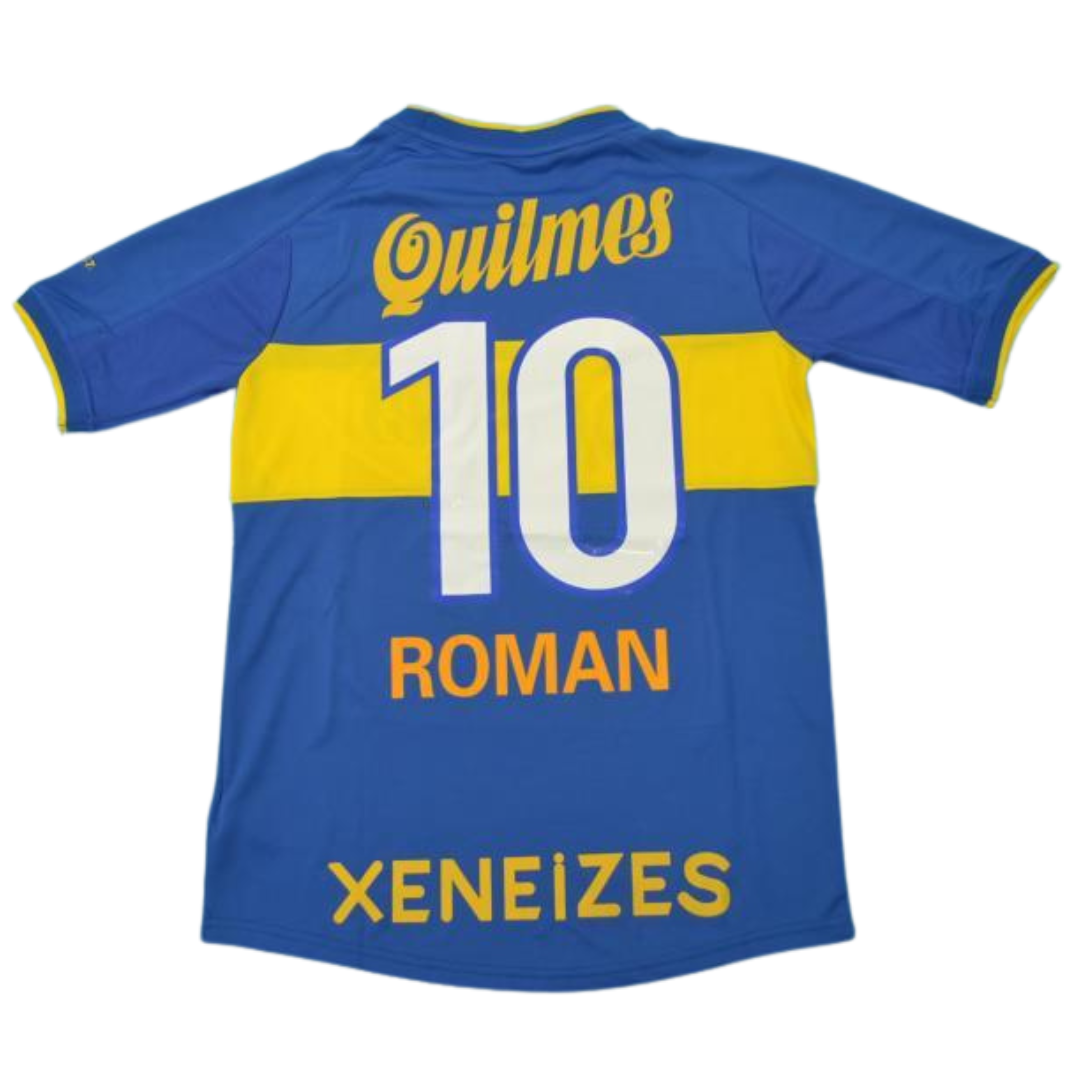 Camisa Boca Juniors Home 99/00 - Versão Retrô "Roman" N° 10