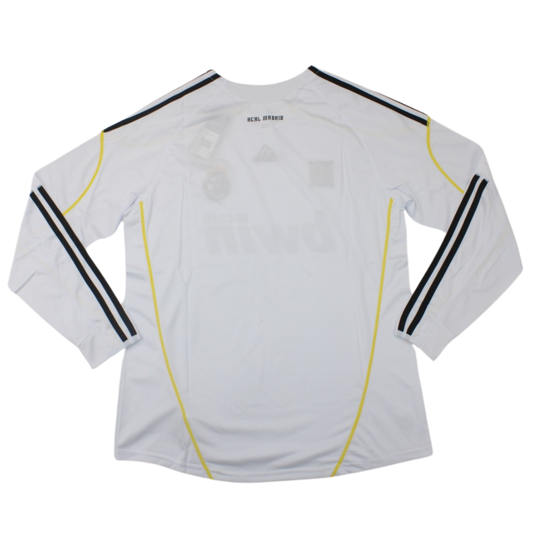 Camisa Real Madrid Manga Longa Home 09/10 - Versão Retrô