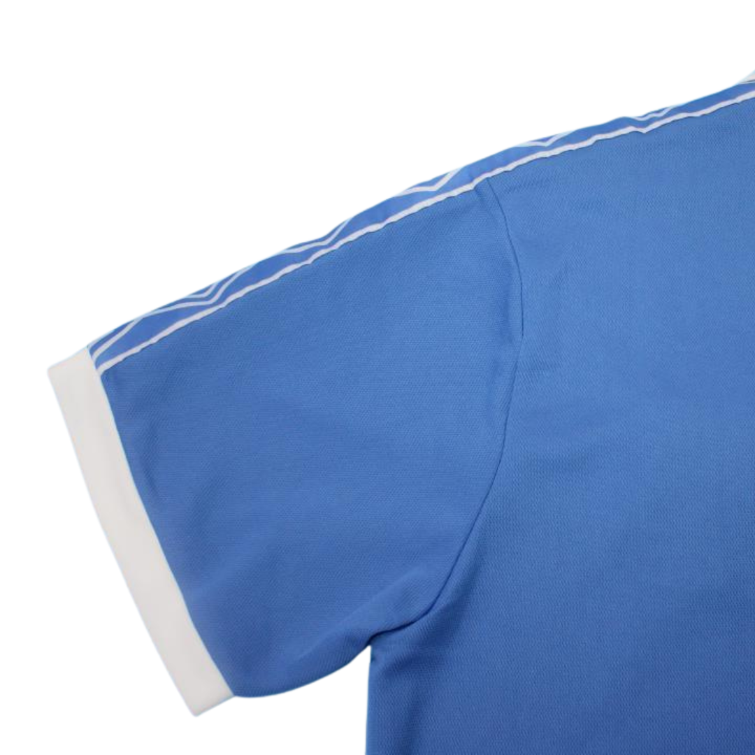 Camisa Manchester City Centenário Cup Final 1981 - Versão Retrô