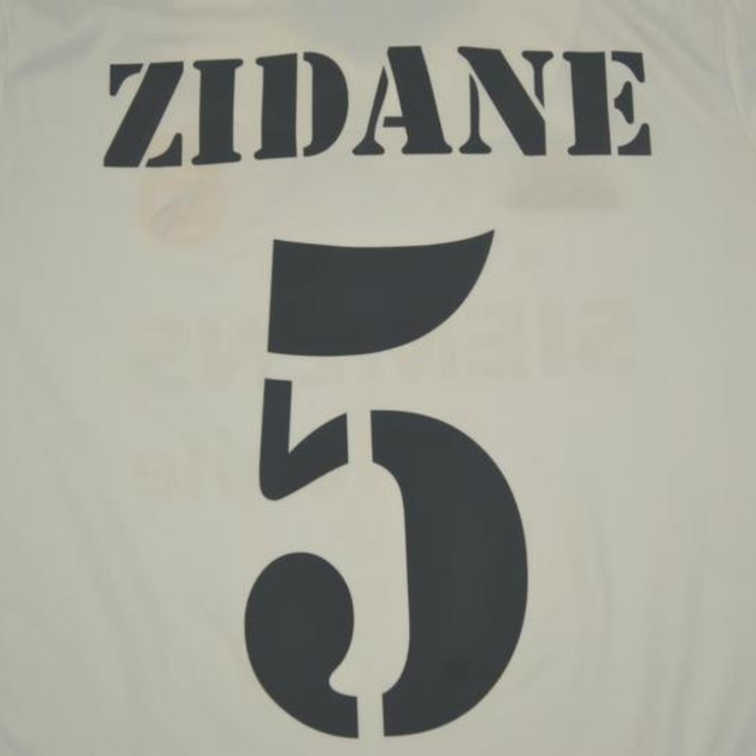 Camisa Real Madrid Home 02/03 - Versão Retrô "Zidane" Nº 5