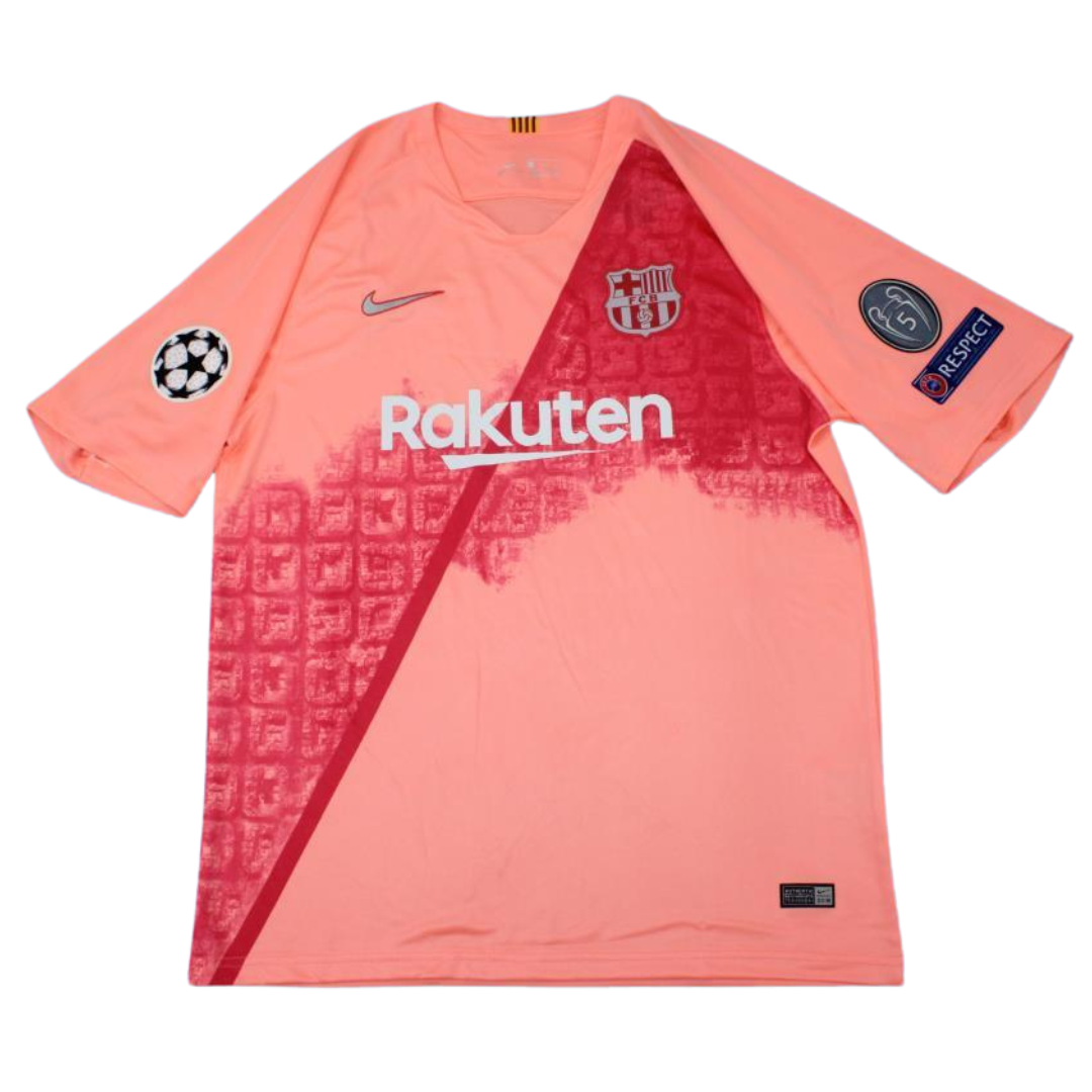 Camisa Barcelona Third Away 18/19 - Versão Retrô "Suárez" Nº 9