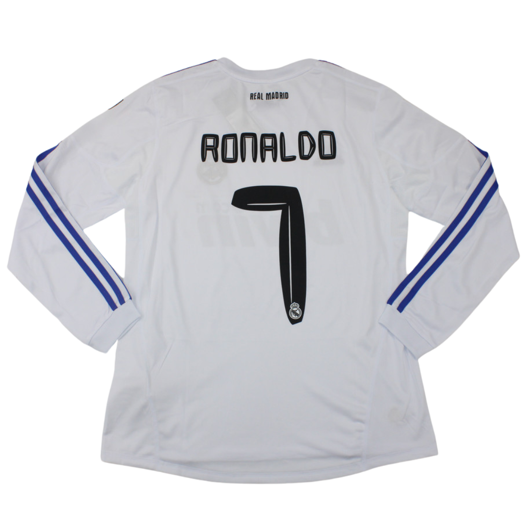 Camisa Real Madrid Manga Longa 10/11 - Versão Retrô "Cristiano Ronaldo" Nº 7