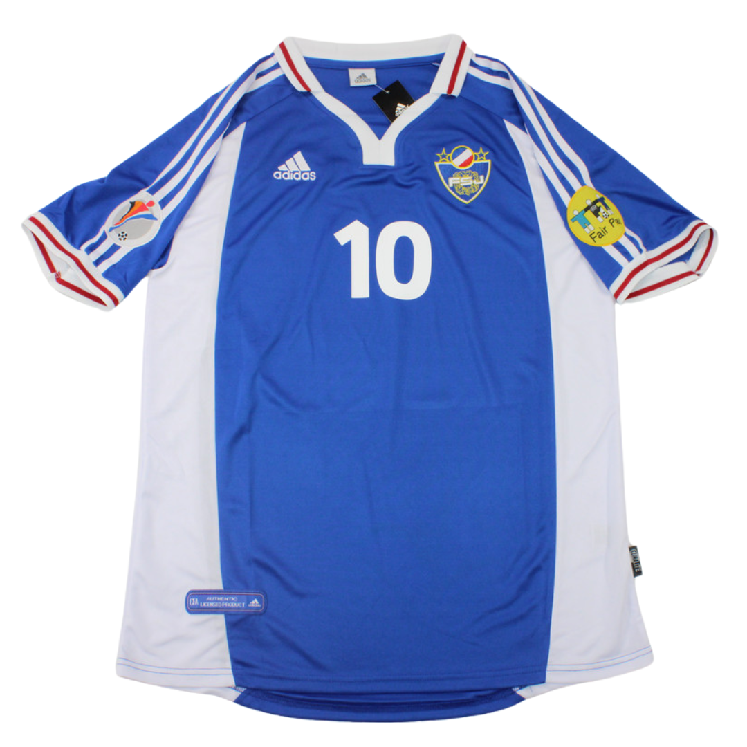 Camisa Retrô Iugoslávia Home  2000 "Stojković" N°.10