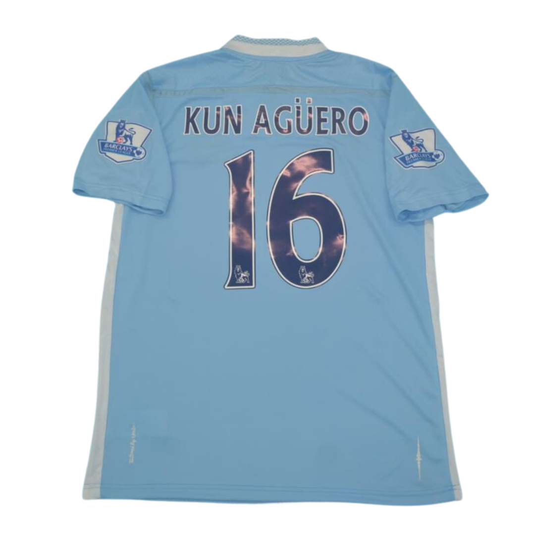Camisa Retrô Manchester City Home 11/12 "Kun Aguero" Nº16