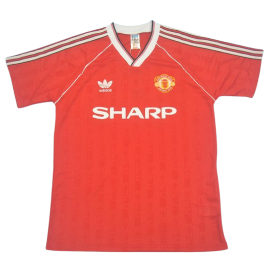 Camisa Manchester United Home 88/90 - Versão Retrô