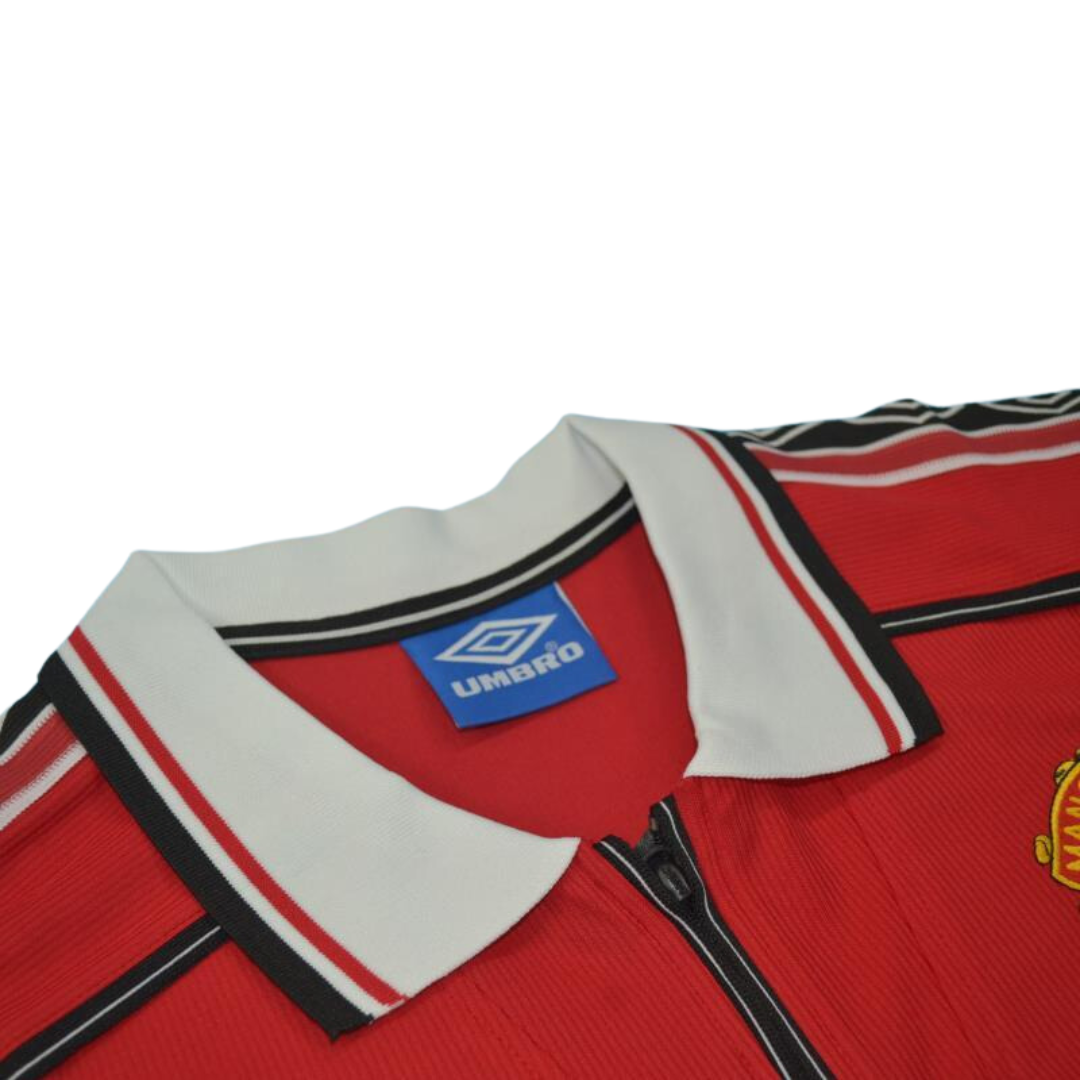 Camisa Manchester United Home 98/99 - Versão Retrô "Beckham" Nº 7