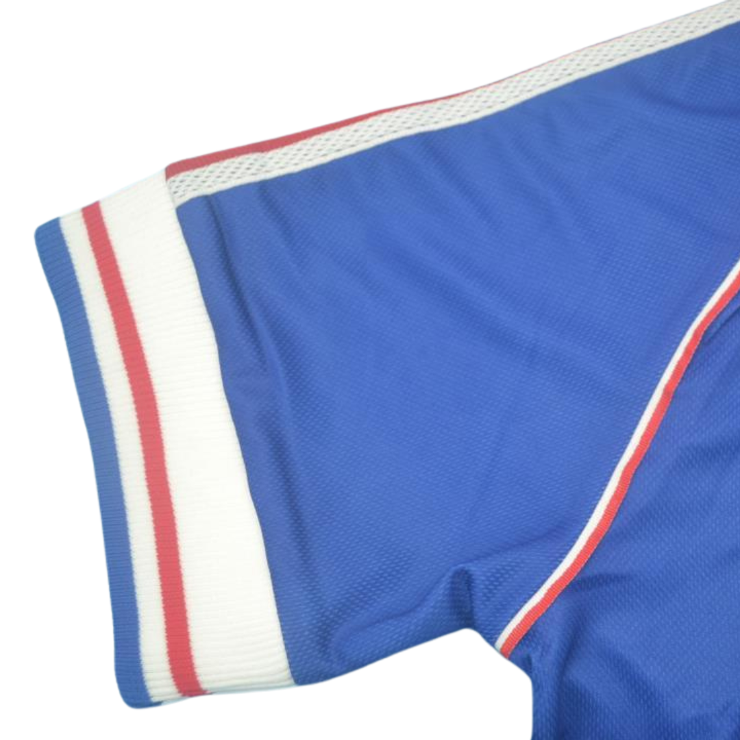 Camisa Retrô França Home Copa do Mundo Versão 1998 "Makélélé" N°24