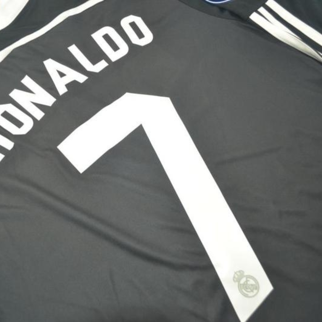 Camisa Real Madrid Manga Longa 14/15 - Versão Retrô "Cristiano Ronaldo" Nº 7
