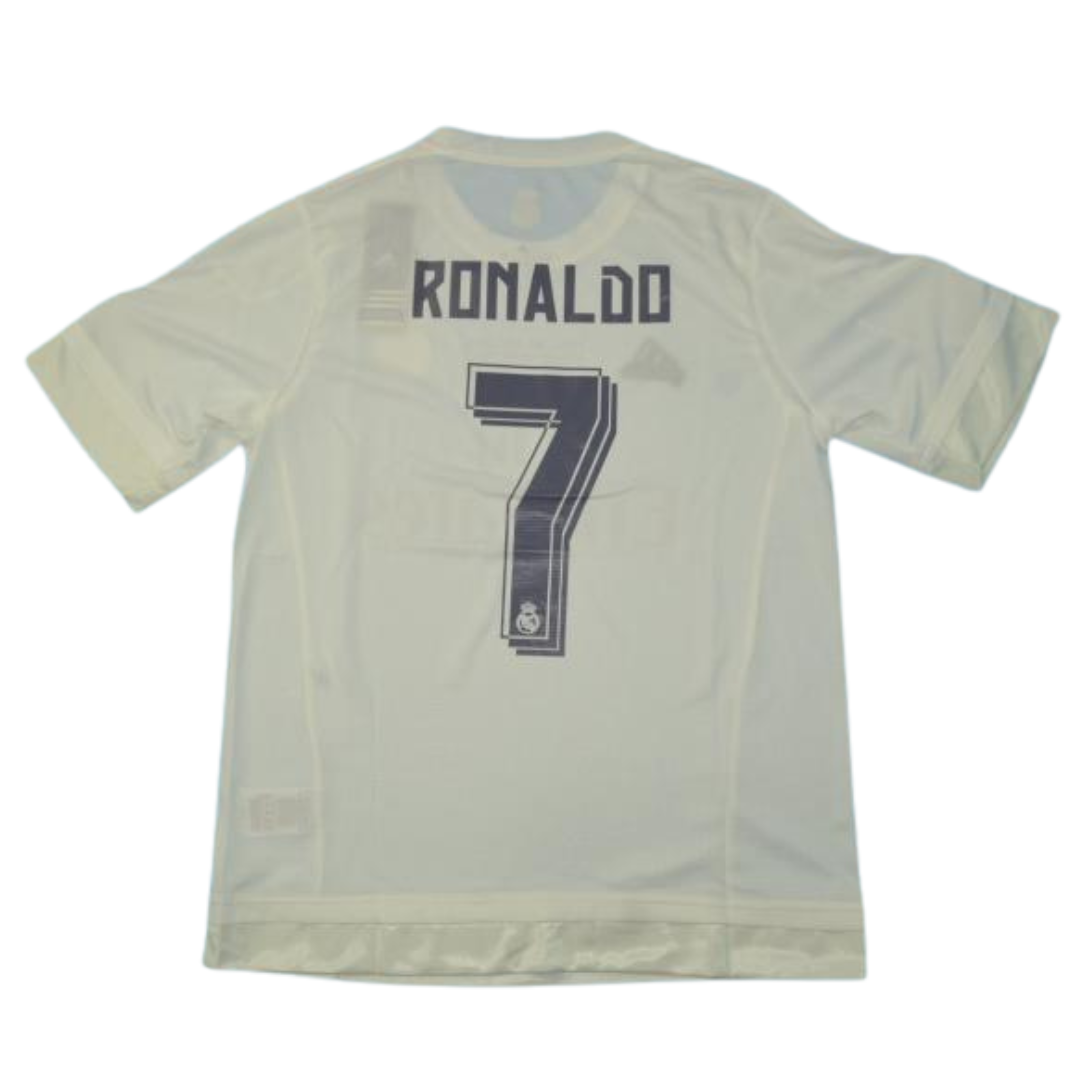 Camisa Real Madrid Home 15/16 - Versão Retrô "Cristiano Ronaldo" Nº 7