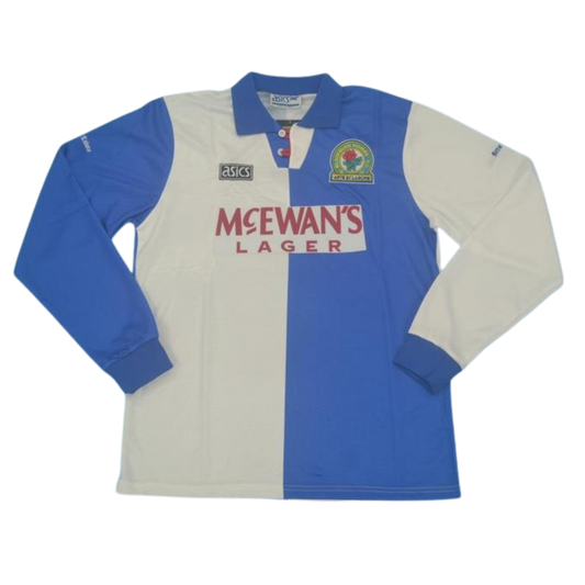 Camisa Blackburn Rovers Manga Longa 94/95 - Versão Retrô