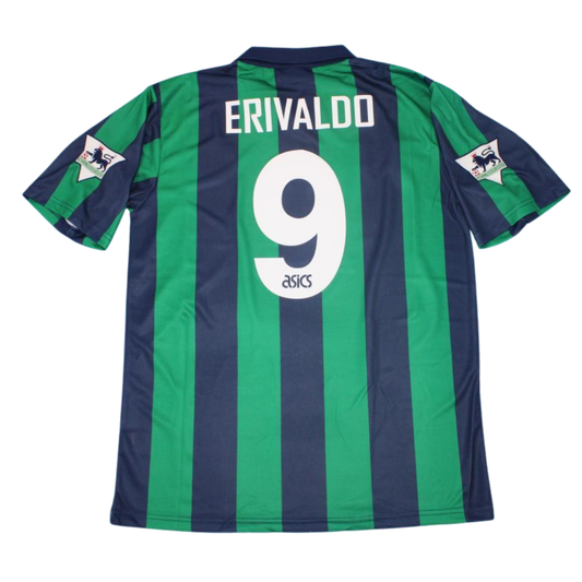 Camisa Leeds United Away 94/95 - Versão Retrô "Erivaldo" Nº 9