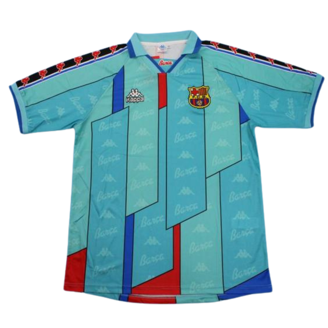 Camisa Barcelona Away 96/97 - Versão Retrô "Ronaldo" Nº 9