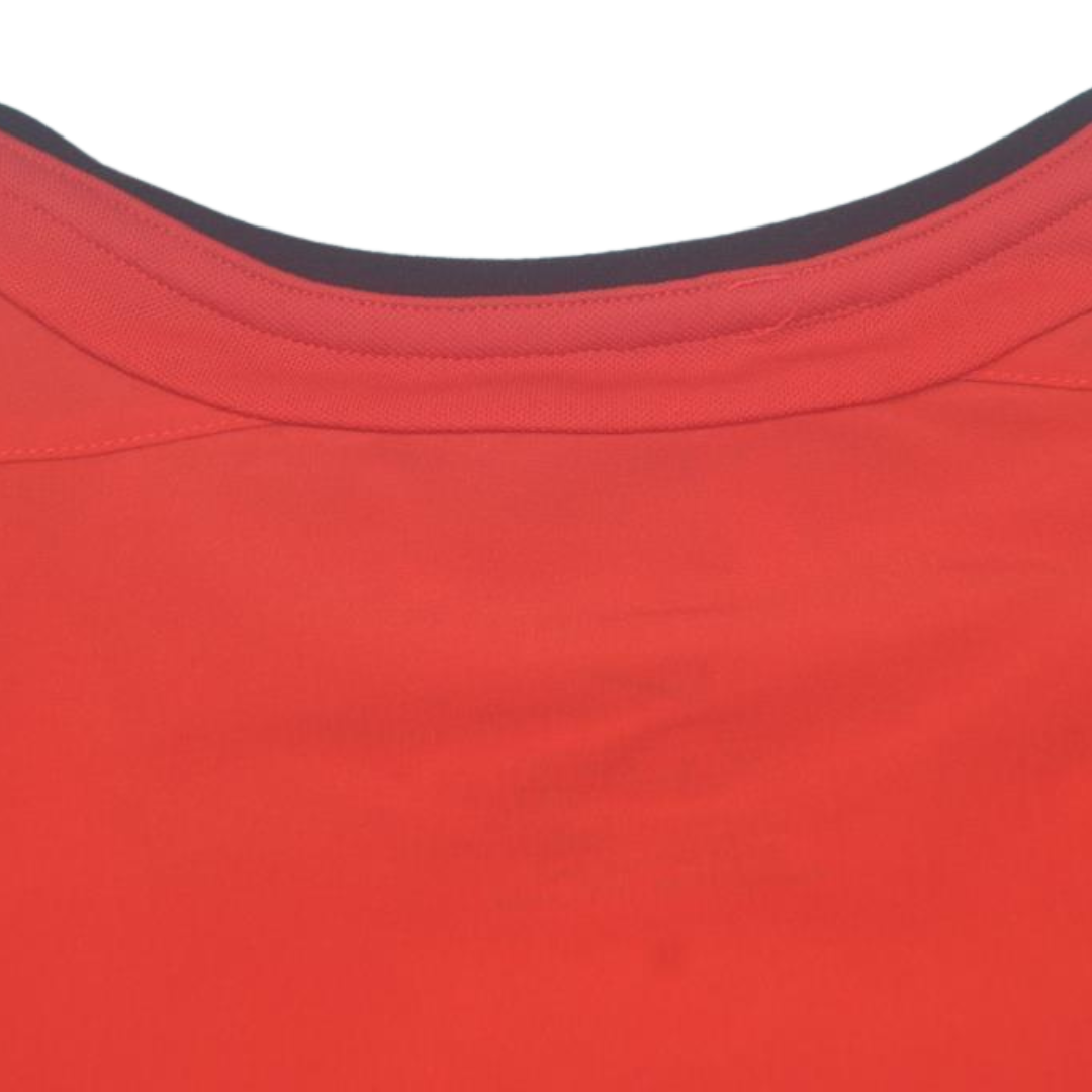 Camisa Manchester United Manga Longa Home 02/03 - Versão Retrô