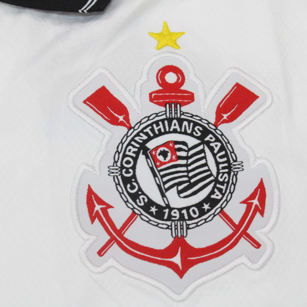 Camisa Corinthians Home 1997 - Versão Retrô "Rincón" Nº 8
