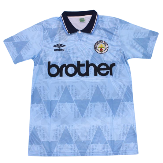 Camisa Manchester City Home 88/90 - Versão Retrô